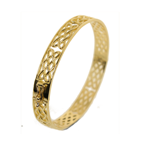 9ct Gold Celtic knot Bangle GCB1 - Inisor Jewellery, Cookstown ...