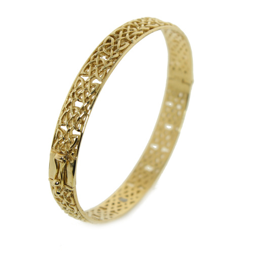 9ct Gold Celtic knot Bangle GCB2 - Inisor Jewellery, Cookstown ...